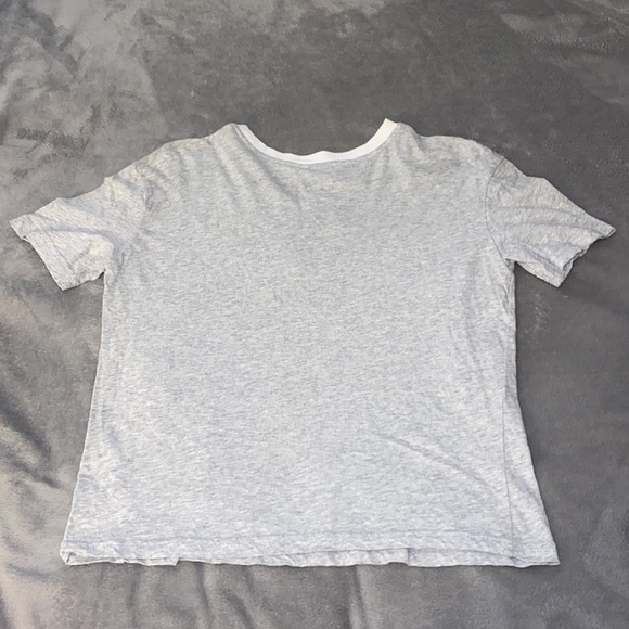 Drop Dead “DD” Bones Ringer Tee - Heather Grey - Size UK 8 (US 4) - Picture 3 of 4